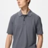 Unisex AIRism katoenen piqué Poloshirt
