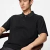 Unisex AIRism katoenen piqué Poloshirt