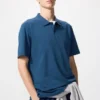 Unisex AIRism katoenen piqué Poloshirt