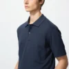 Unisex AIRism katoenen piqué Poloshirt