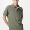 Unisex AIRism katoenen piqué Poloshirt