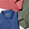 Unisex AIRism katoenen piqué Poloshirt