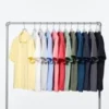 Unisex AIRism katoenen piqué Poloshirt