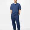 Unisex AIRism katoenen piqué Poloshirt