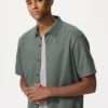 Unisex AIRism katoenen piqué Poloshirt met volledige opening