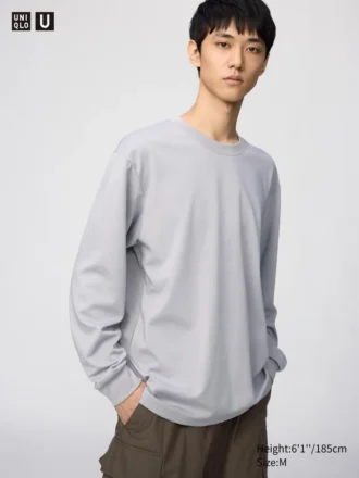 Unisex AIRism katoenen T-shirt | Longsleeves