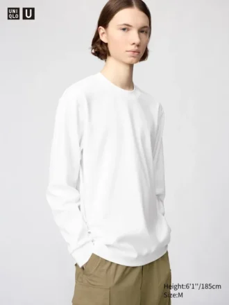 Unisex AIRism katoenen T-shirt | Longsleeves