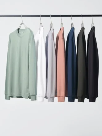 Unisex AIRism katoenen T-shirt | Longsleeves