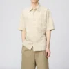 Unisex boxy overhemd | Korte mouwen | Geruit