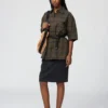 Unisex boxy overhemd | Korte mouwen | Geruit