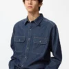 Unisex denim overhemd