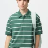 Unisex Dry Pique gestreept Poloshirt | Brede streep