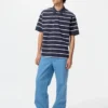 Unisex Dry Pique gestreept Poloshirt | Brede streep