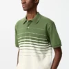 Unisex Dry Pique gestreept Poloshirt | Panel