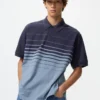 Unisex Dry Pique gestreept Poloshirt | Panel