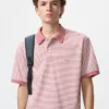 Unisex Dry Pique gestreept Poloshirt | Smalle streep
