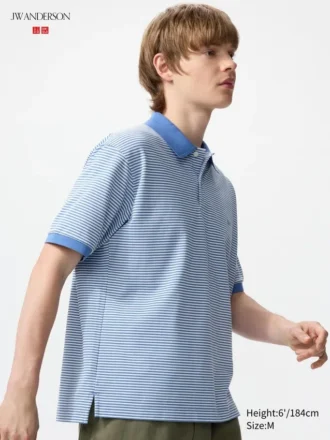 Unisex Dry Pique gestreept Poloshirt | Smalle streep