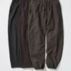 Unisex geborstelde wijde Joggingbroek