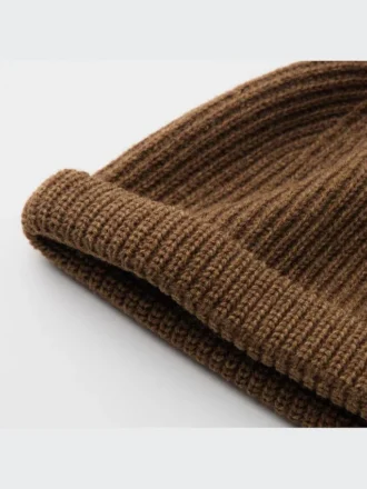 Unisex grof gebreid hoed