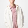 Unisex Hoodie met capuchon en doorlopende rits