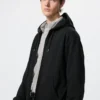 Unisex Hoodie met capuchon en doorlopende rits