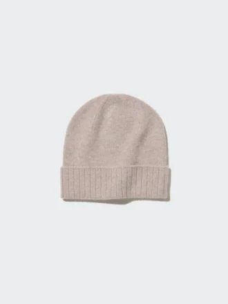 Unisex kasjmier gebreide muts