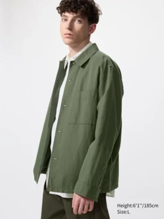 Unisex katoenen linnen jas
