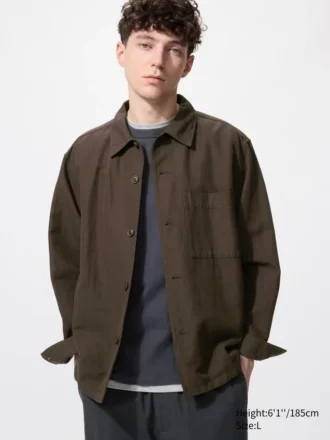 Unisex katoenen linnen jas