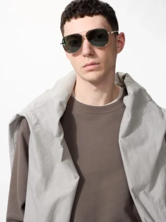 Unisex metalen zonnebrillen