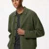 Unisex Milano geribd vest met overhemdkraag