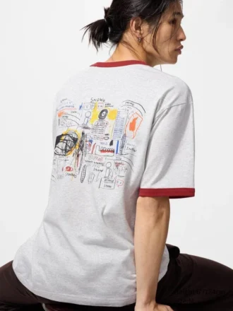 Unisex Ny Pop Art UT T-shirt met print | Jean-Michel Basquiat