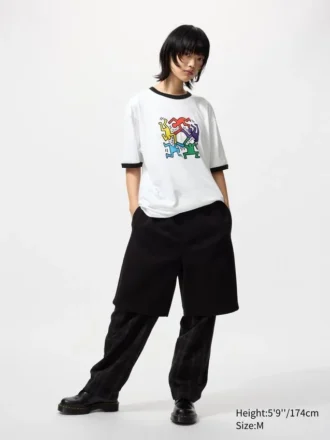 Unisex Ny Pop Art UT T-shirt met print | Keith Haring
