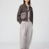 Unisex opvouwbare crossbodytas met zak