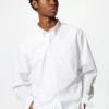 Unisex overhemd van broadcloth | Button-down