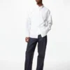 Unisex overhemd van broadcloth | Button-down