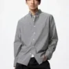 Unisex overhemd van broadcloth | Button-down | Geruit