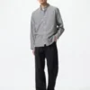 Unisex overhemd van broadcloth | Button-down | Geruit
