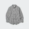 Unisex overhemd van broadcloth | Button-down | Geruit