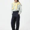 Unisex overhemd van broadcloth | Button-down | Gestreepte