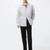 Unisex overhemd van broadcloth | Standaard kraag | Geruit
