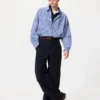 Unisex overhemd van broadcloth | Standaard kraag | Geruit