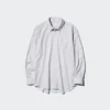 Unisex overhemd van broadcloth | Standaard kraag | Geruit