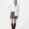 Unisex overhemd van broadcloth | Standaard kraag | Gestreepte