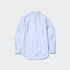 Unisex overhemd van broadcloth | Standaard kraag | Gestreepte