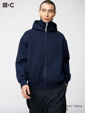Unisex oversized hoodie met ritssluiting