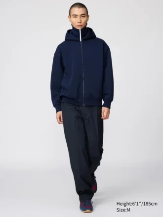 Unisex oversized hoodie met ritssluiting