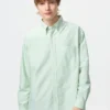 Unisex oversized Oxford-overhemd