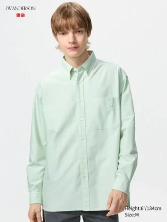 Unisex oversized Oxford-overhemd