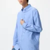 Unisex oversized Oxford-overhemd
