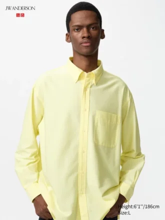 Unisex oversized Oxford-overhemd
